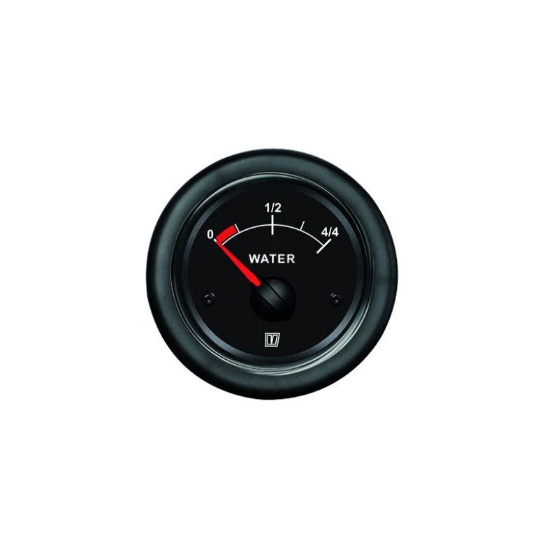 Vetus Water Level Indicator Black 12/24v cut-out 52mm WATERB