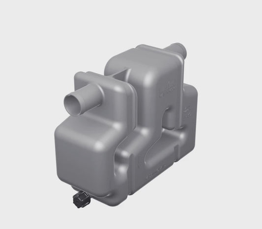 VETUS plastic waterlock type LP30, fixed inlet, 30mm