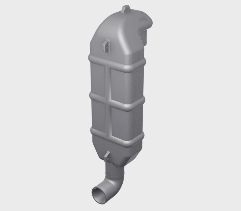 Exhaust gooseneck type LT40, for Ø 40 mm hose WLOCKLT40