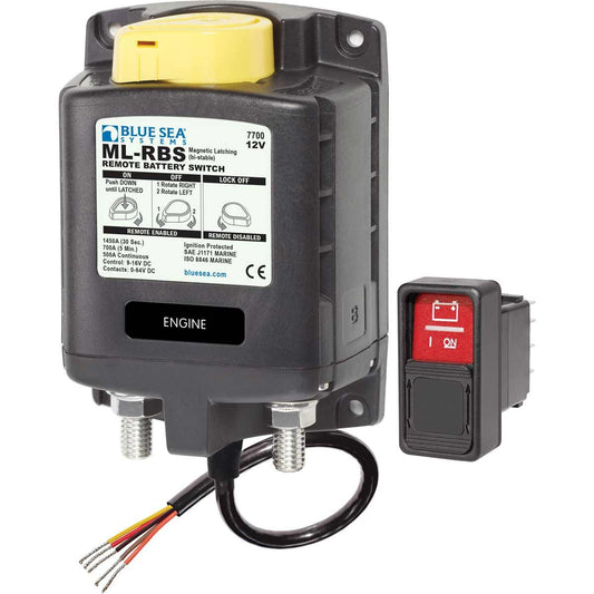Blue Sea ML Solenoid Switch 12V with Override