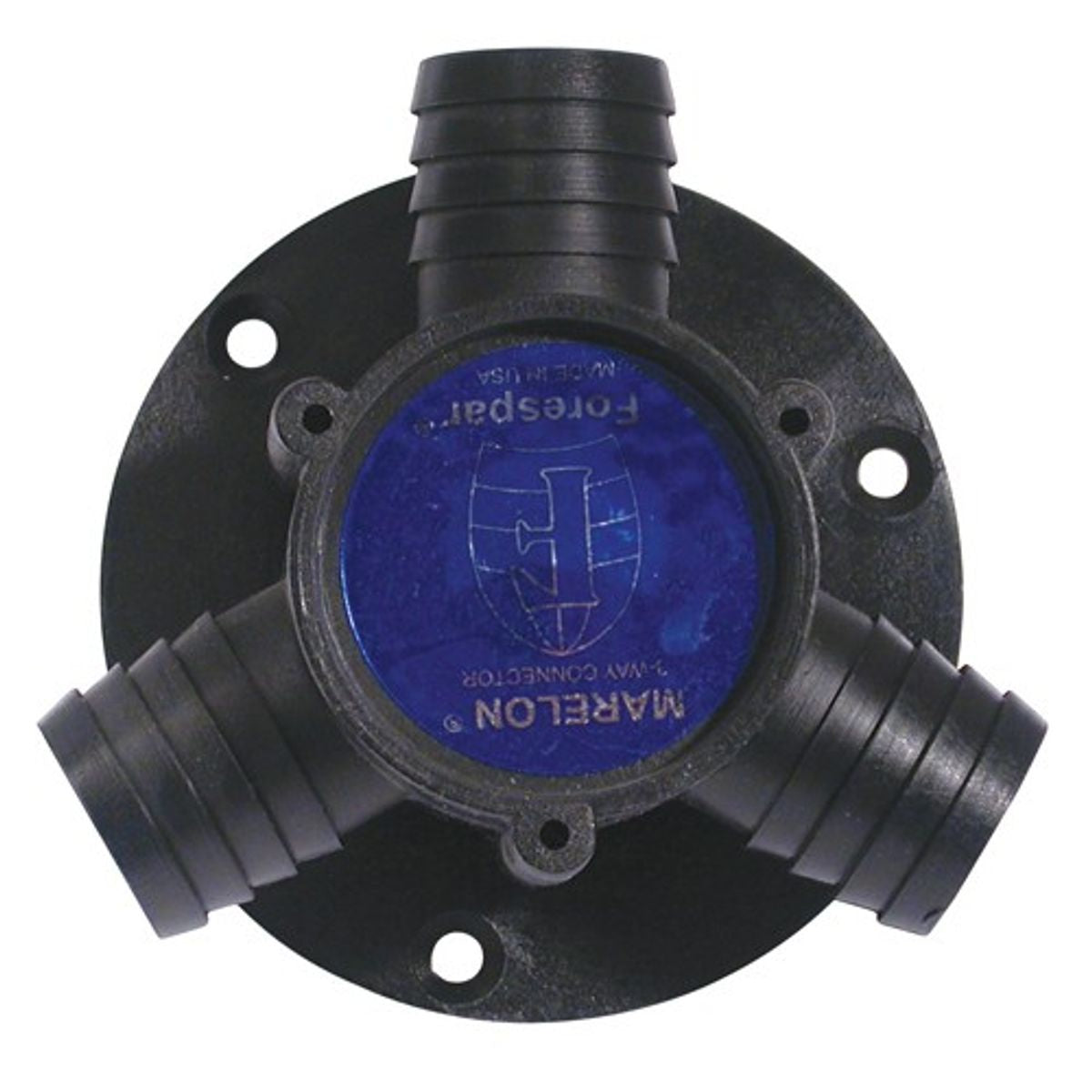 FORESPAR FLANGED PLASTIC Y CONN 1 1/2inBARB 3-80035