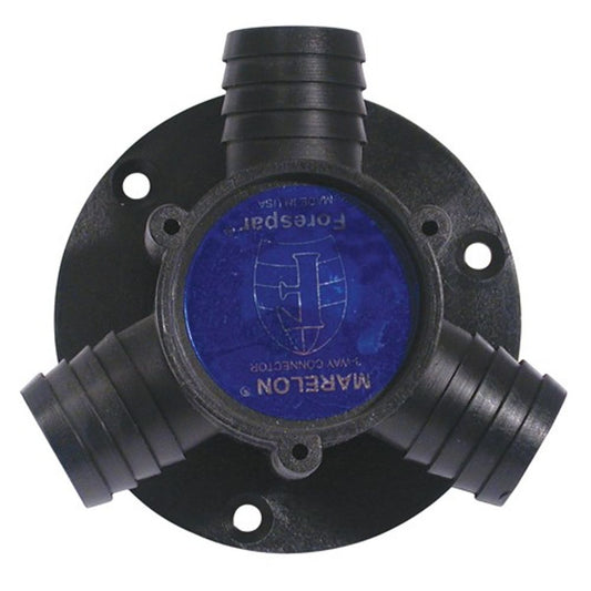 Forespar Flanged Plastic Y Connector 1-1/2" Barb 3-80035