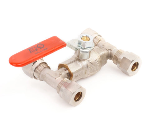 By-pass valve for Ø10 mm tubing (incl. tube connectors Ø 10 mm)  BYPASS10