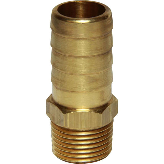 BRASS CONNECTOR 3/8inBSPT- 5/8in HOSE  1-76004