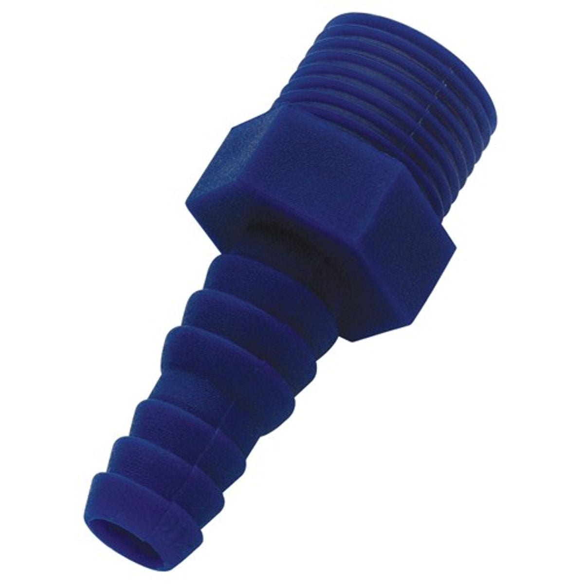 PLASTIC 3/8inBSPM CONNECTOR 10/12mm HOSE 2-20202