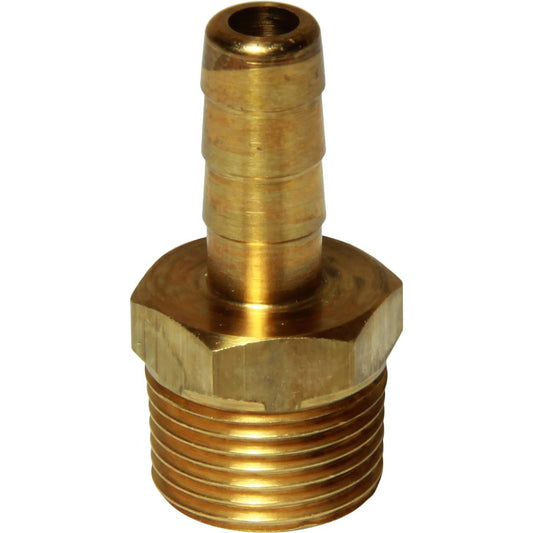 BRASS CONNECTOR 3/8inBSPT- 5/16in HOSE  1-75999