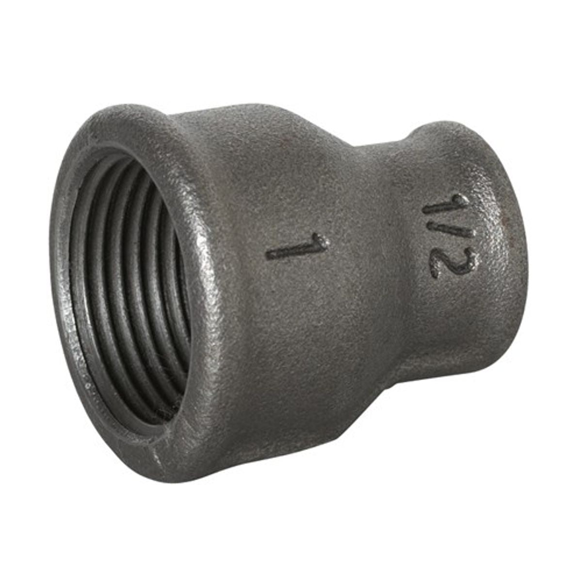 BLACK IRON REDUCING SOCKET 2inx1 1/2inBSP GALV N-01246G