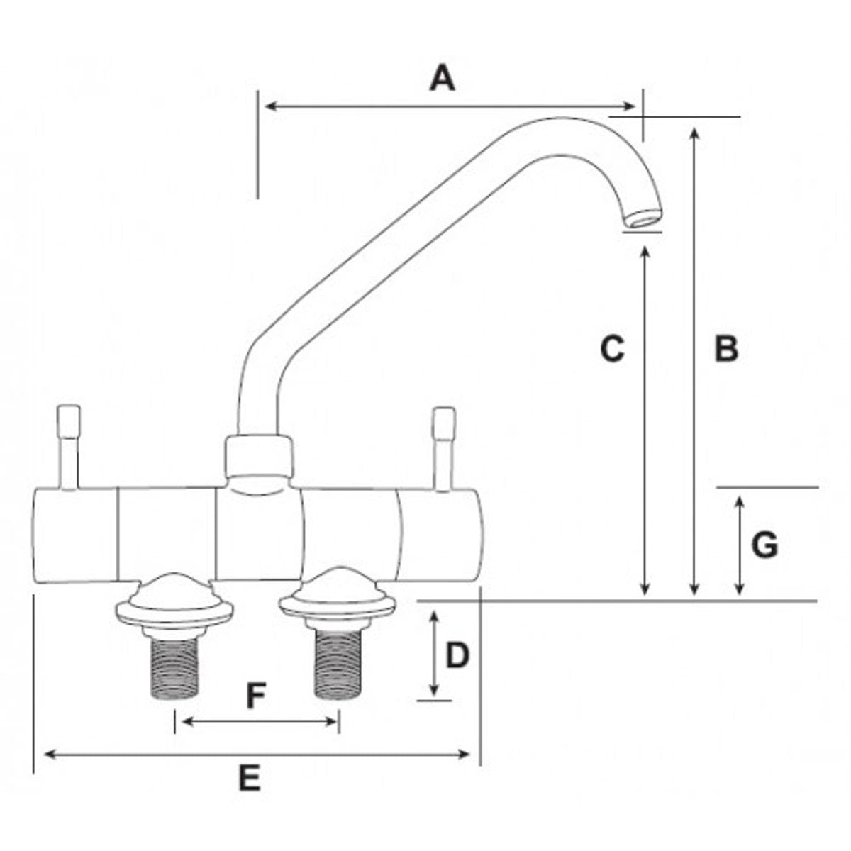 SINGLE TAP 3/8inBSP 9-67120