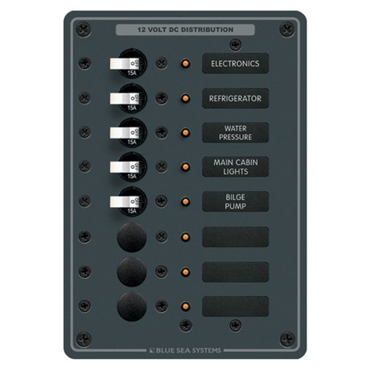 Blue Sea Panel DC 8 Vertical Circuit Breaker