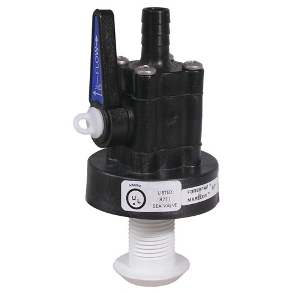 FORESPAR C/SUNK SEACOCK 3/4inHOSE STRAIGHT 3-80142