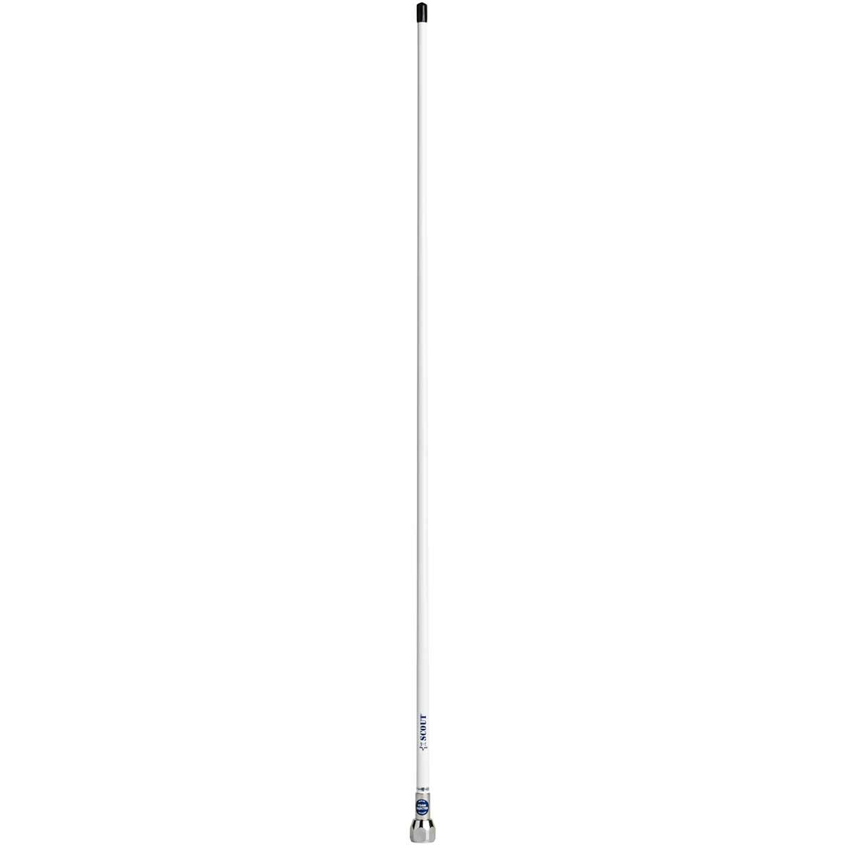 Scout Quick 1 3db VHF Fibreglass Antenna 1M with 5M Cable (White)