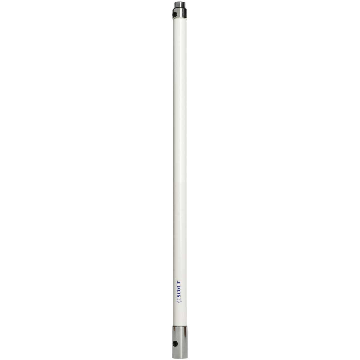 Scout PA-12 HD Fibreglass Antenna Extension Mast 1m (1" x 14 Thread)