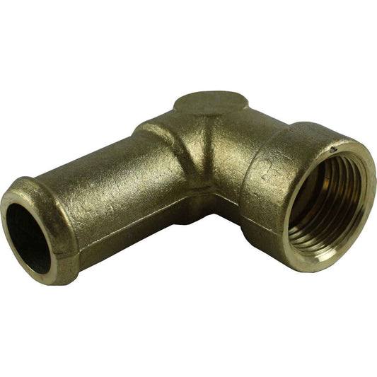 AG DZR 90 Degree Connector 1/2" BSP Female - 3/4" Hose 1-76821