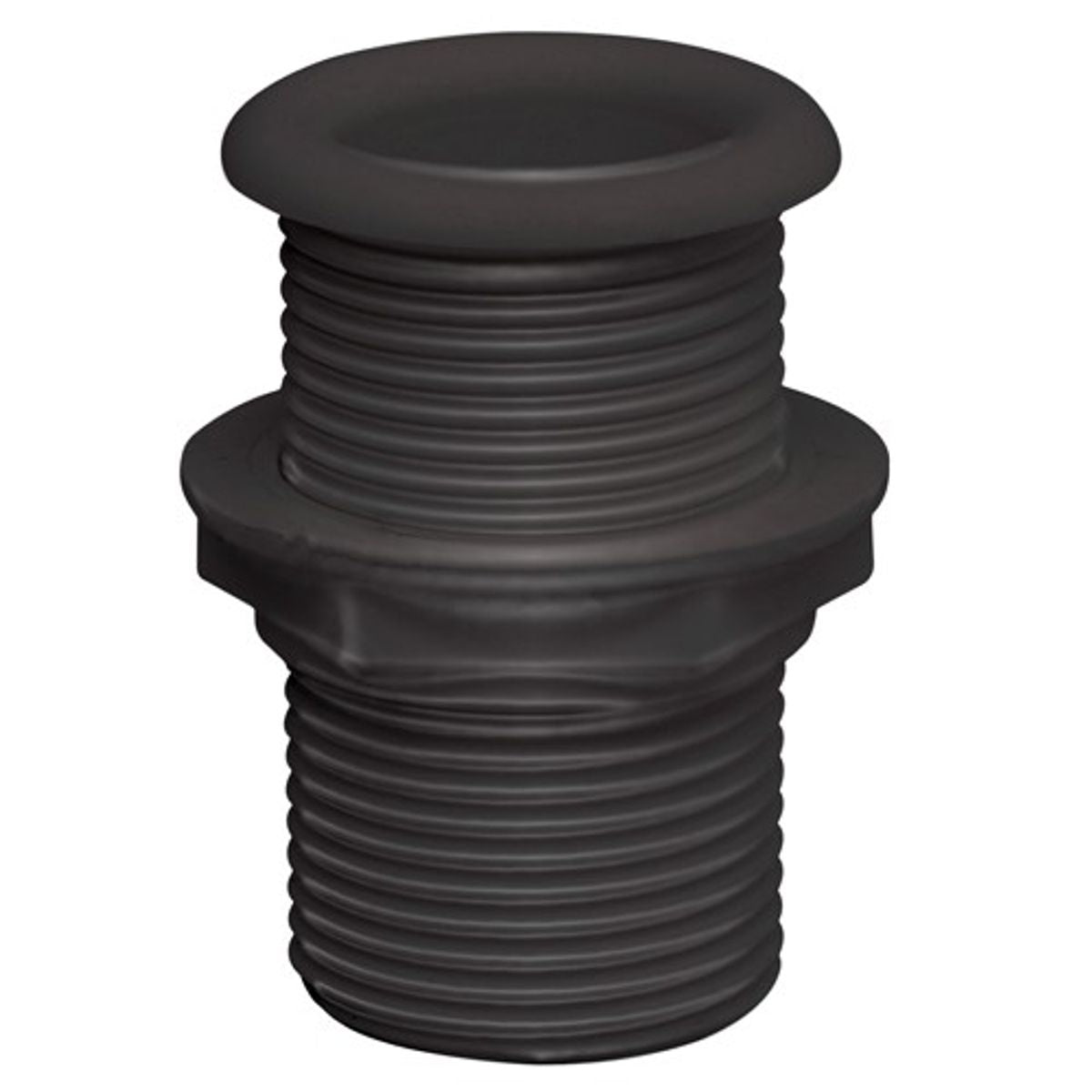 CAN DRAIN SOCKET 25mm DIA X 62mm LG BLACK PLASTIC 6-22921