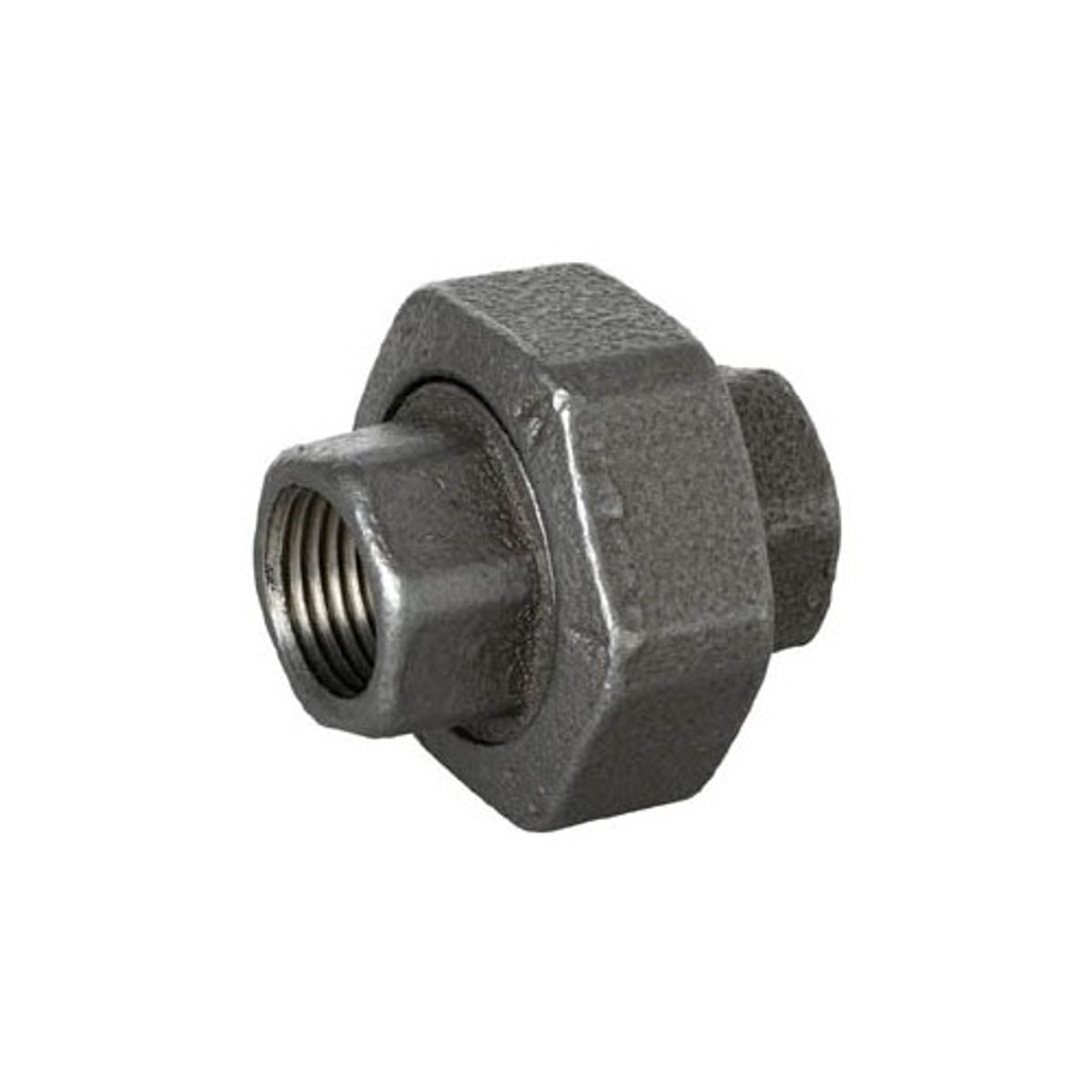 BLACK IRON FEMALE UNION 1 1/2inBSP GALV N-01175G
