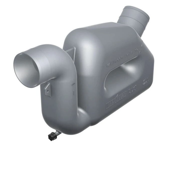 Waterlock type LP90, with fixed hose connections for Ø 90 mm hose WLOCKLP90