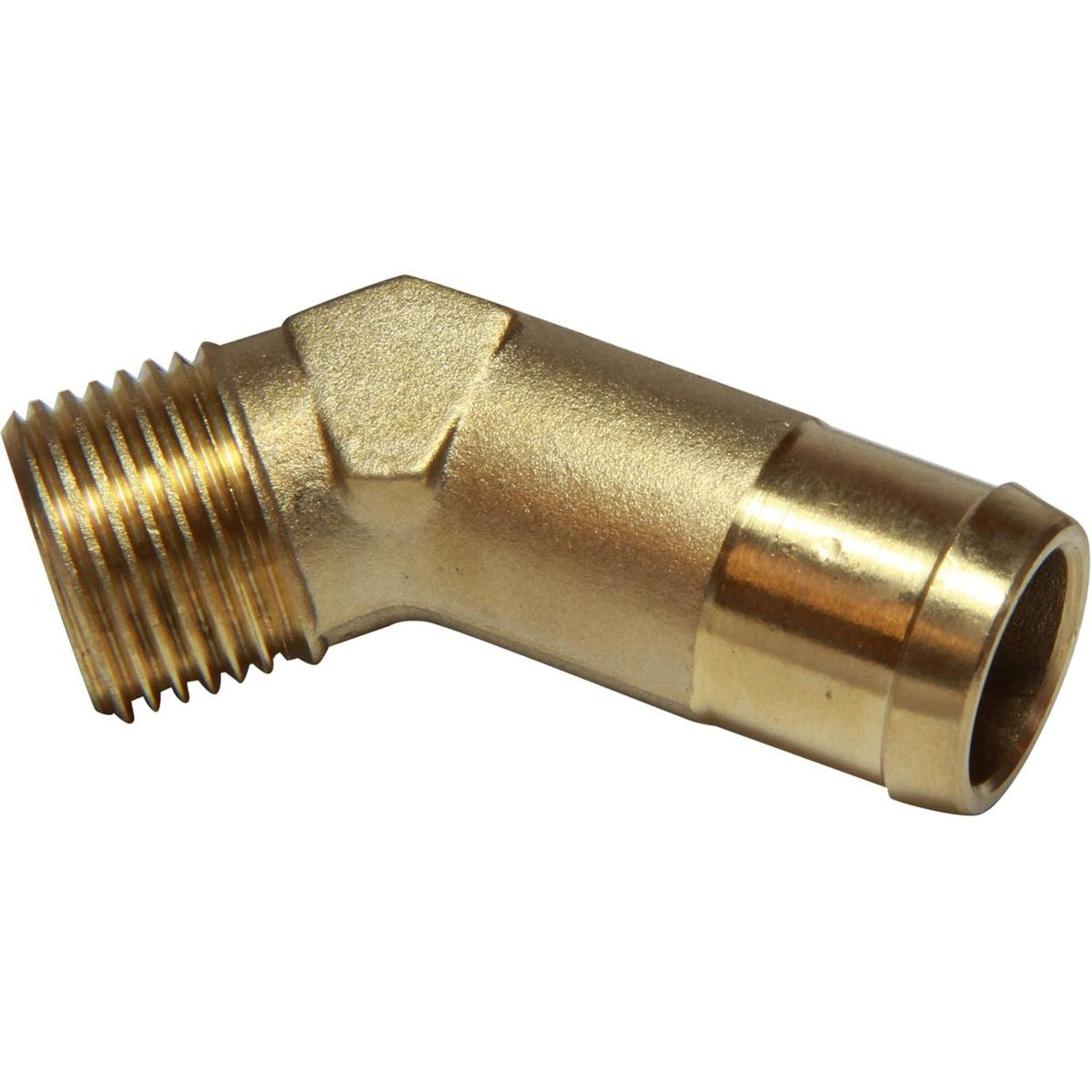 DZR 45deg CONNECTOR 1/2in BSP- 3/4in HOSE 1-76811