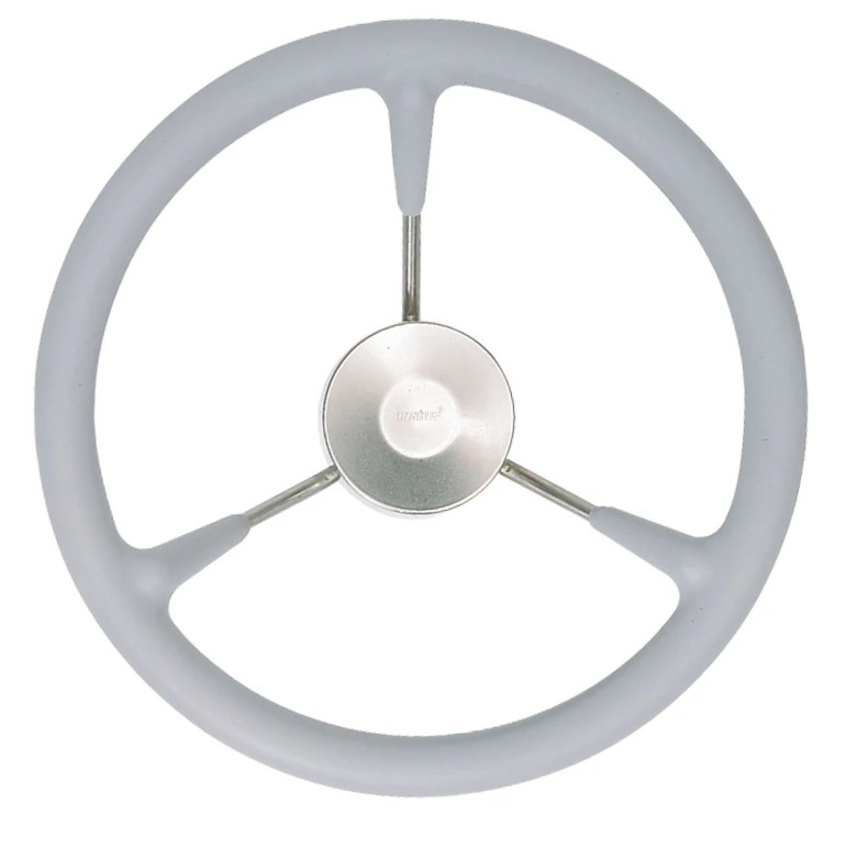 VETUS steering wheel (380 mm - 15") with PU-foam layer Grey KS38Z