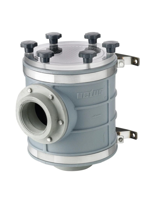 Cooling water strainer type 1900, connection G2 1/2in, hose connection Ø 63 mm FTR190063