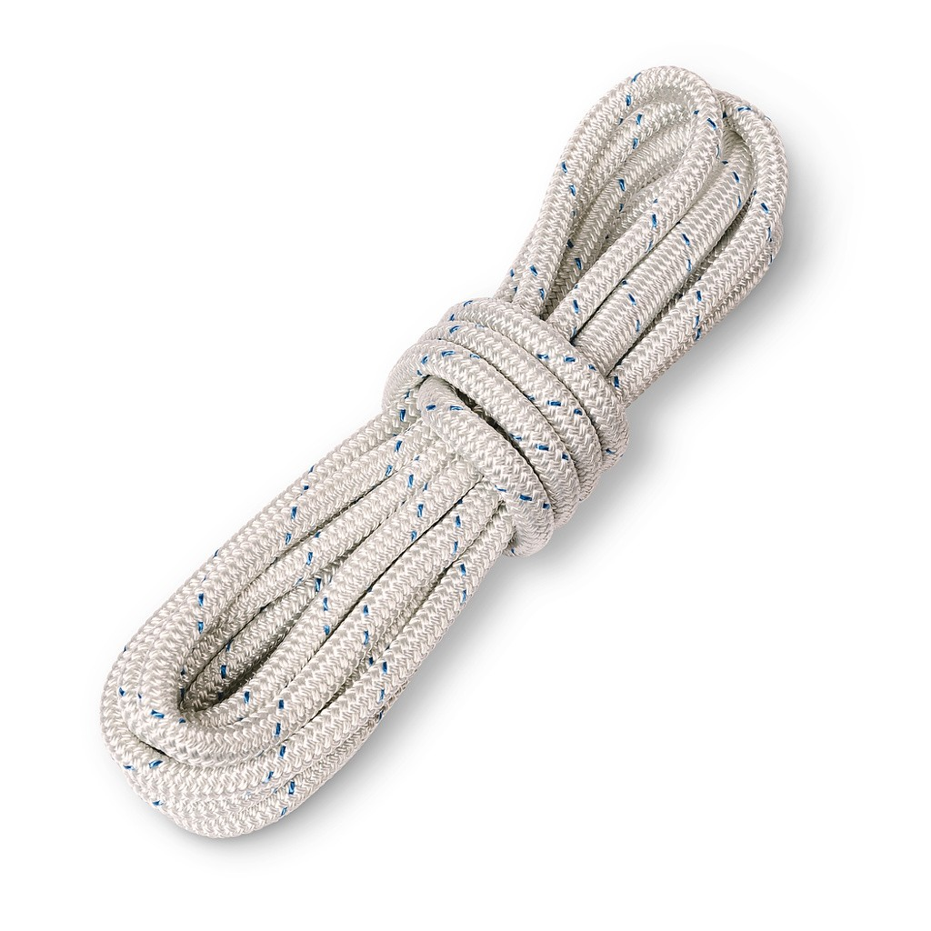 Marlow Blue Ocean Pre-Spliced Dock Line 12mm x 9m White WTG307