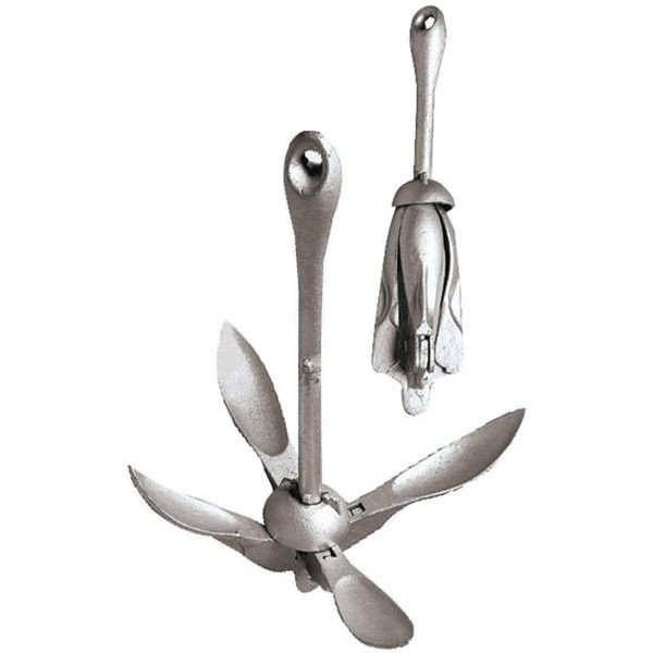 Galvanized Folding Grapnel Anchor 10.0Kg GAFGA10.0