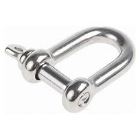 Stainless Steel Commercial Pattern Dee Shackle