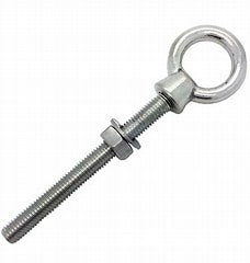 Stainless Steel Long Shank Eye Bolt