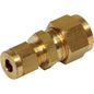 Unequal Straight Compression Coupling 5/16in x 3/16in  1-12100