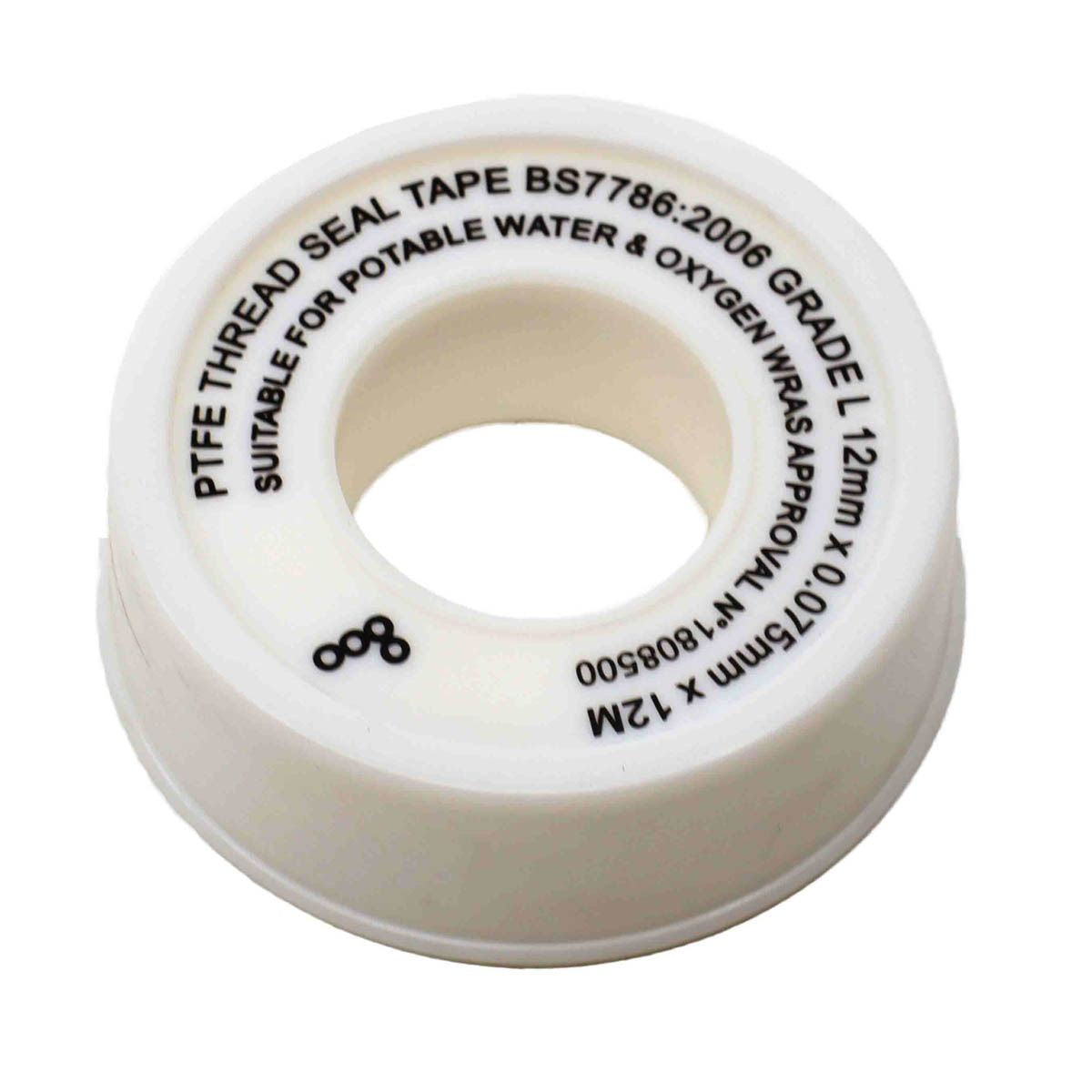 PTFE TAPE 12M X 12MM  Q-TA-PTFE-12-12