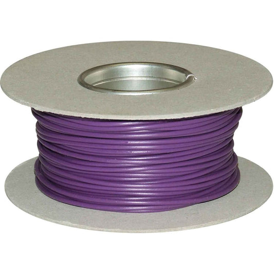 AMC 1 Core TW Cable 21/0.30 1.5mm2 100m Purple