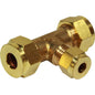 Unequal Tee Compression Coupling 3/8in x 3/8in x 1/4in  1-18970