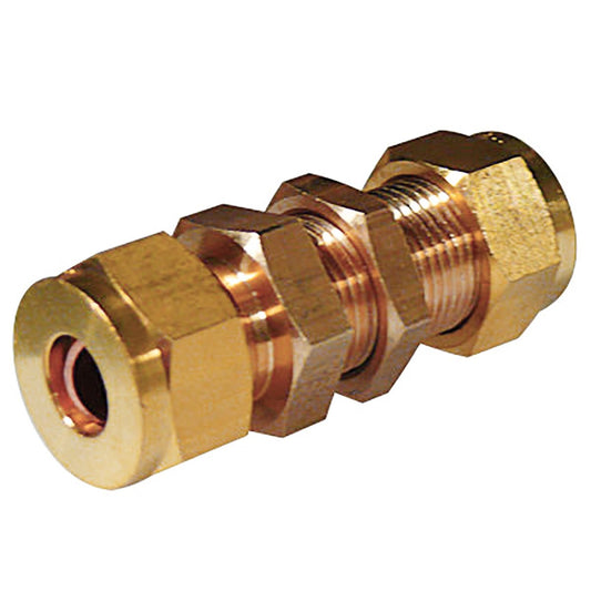 GAS 3/8in CU BULKHEAD 1048/L6  1048/L6