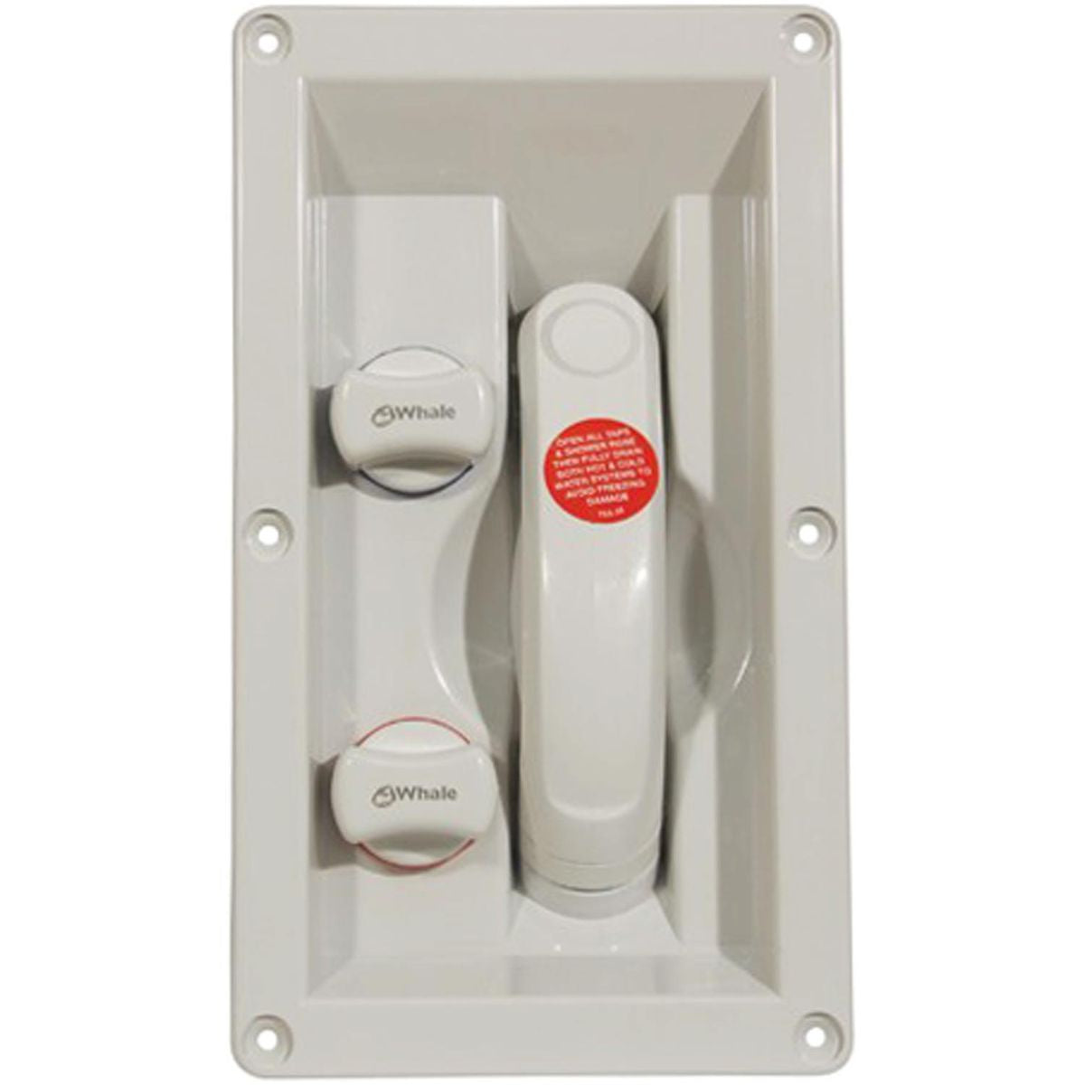 WHALE SWIM 'N' RINSE TRANSOM SHOWER MIXER NO COVER WHT  W-RT2648