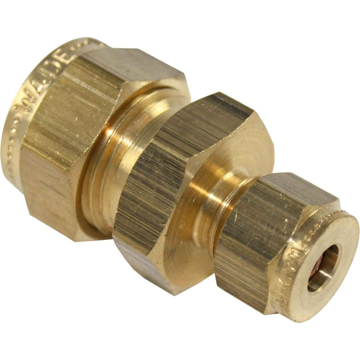 Unequal Straight Compression Coupling 1/2in x 1/4in  1-12160