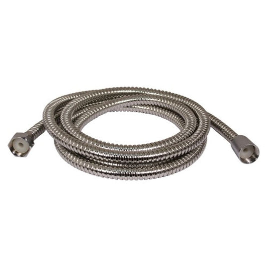 CHROME SHOWER HOSE 1/2inC X 1/2inBSP(F) X 2.5M  9-67105