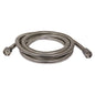 CHROME SHOWER HOSE 1/2inC X 1/2inBSP(F) X 2.5M  9-67105