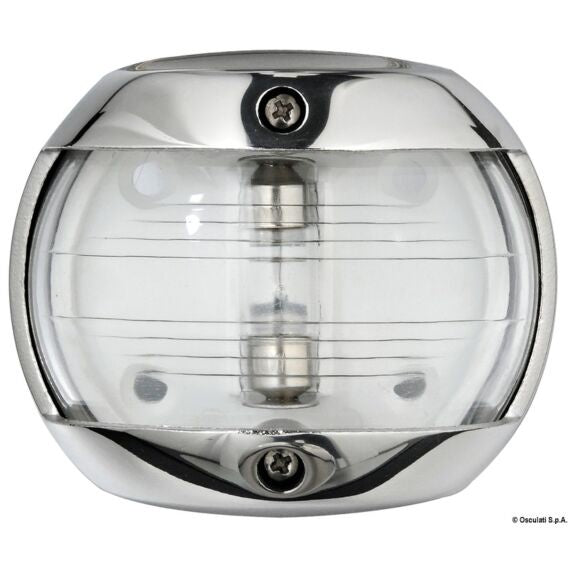 Compact 12 Navigation Lights Made of Mirror-Polished AISI316 Stainless Steel-225Â° bow