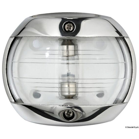 Compact 12 Navigation Lights Made of Mirror-Polished AISI316 Stainless Steel-225Â° bow