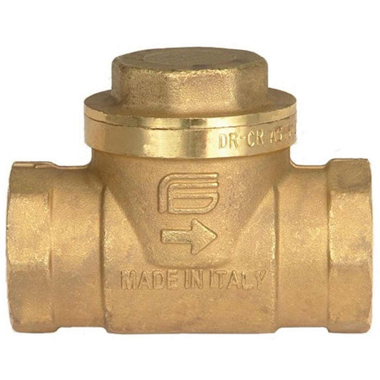 SWING CHECK VALVE DZR BRASS 3/4in BSP F/F  1-17352