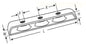RWO 28mm Deck Organiser Triple for Max 8mm Rope
