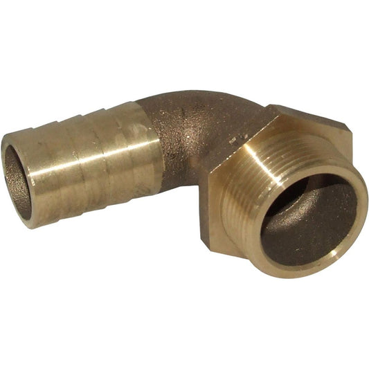 R/A CONNECTOR BRO 1 1/4inBSP-1 1/4in HOSE  1-72134