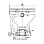 OCEAN ELECTRIC STD COMPACT TOILET WOODEN SEAT 12V  9-53006