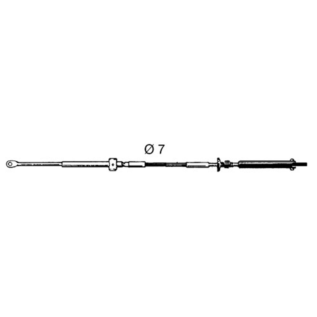 Ultraflex Mach14 OMC Style Control Cable 18ft (5.4m)