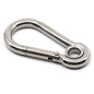 AG Carbine Hook with Eye Stainless Steel 6mm x 60mm
