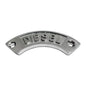 AG Nameplate 'Diesel' Chrome Curved