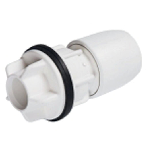 Hepworth HX20 Hep2o 22mm x 3/4in BSP Tank Feed Connector White  HX20/22
