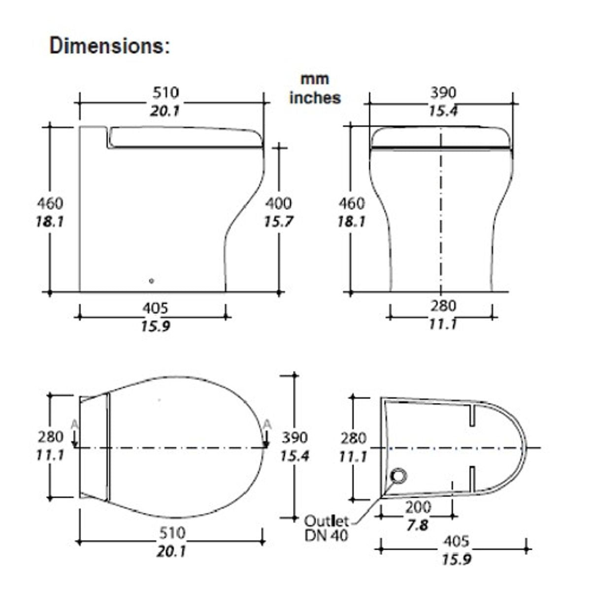 SILENCE+ 2G HI TOILET C/SYSTEM 1 SWITCH 12V  9-50212