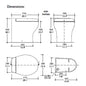 SILENCE+ 2G HI TOILET C/SYSTEM 1 SWITCH 12V  9-50212