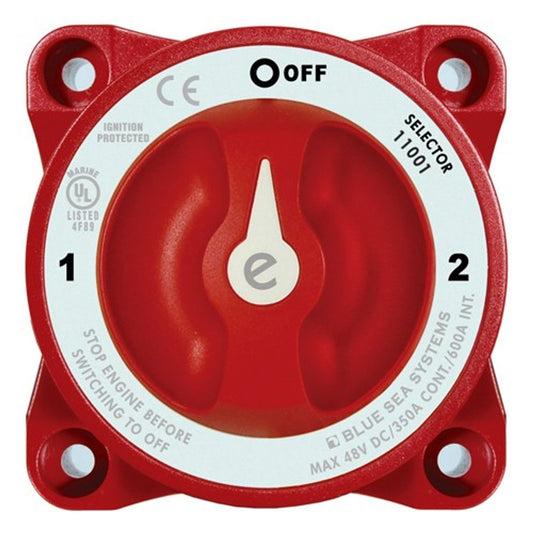 Blue Sea Battery Switch 9001E 3-Way 350A