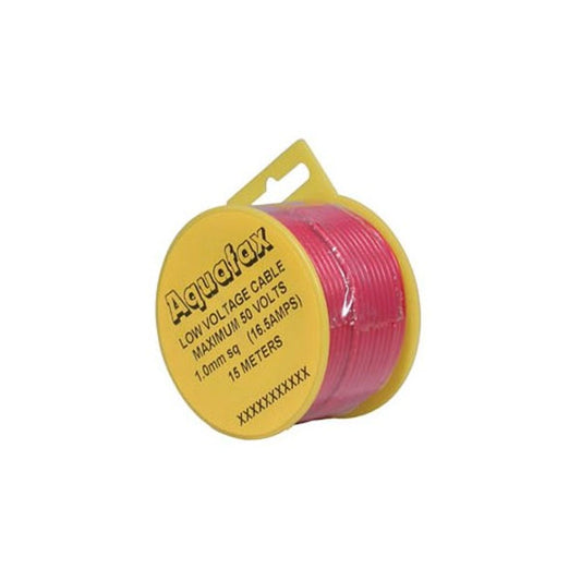AMC 1 Core TW Cable 32/0.20 1.0mm2 15m Red (Each)